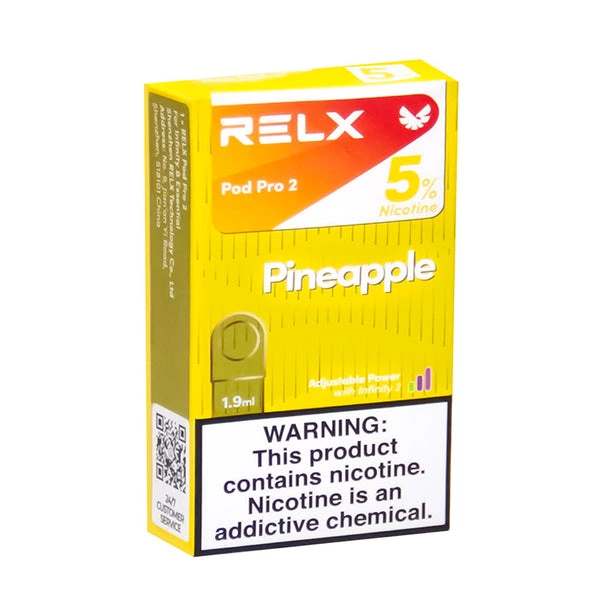 RELX悅刻六代煙彈-Relx6代菸彈-5%尼古丁菠蘿-實拍圖