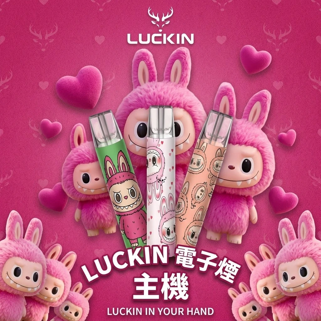 LUCKIN 幸運主機-拉佈佈聯名款電子煙主機-通用一代煙彈 LUCKIN 幸運主機-拉佈佈聯名款電子煙主機-通用一代煙彈