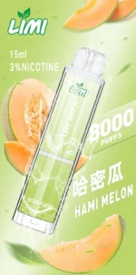 LIMI-8000口-發光拋棄式電子煙-哈密瓜